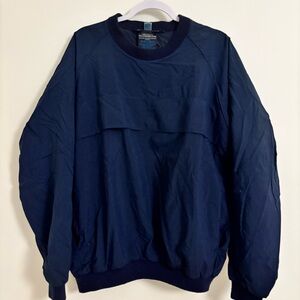 Vintage Sunderland of Scotland Weatherbeater Windbreaker Pullover Navy Golf Rain